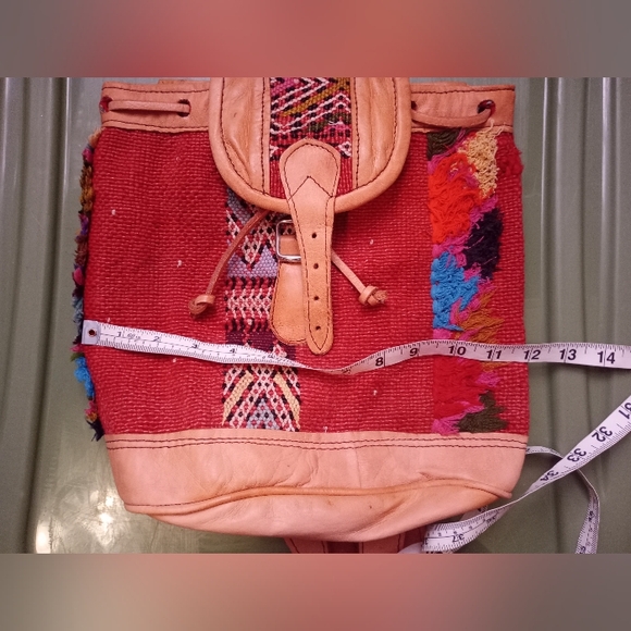 Hand Woven Leather Backpack - Picture 9 of 9